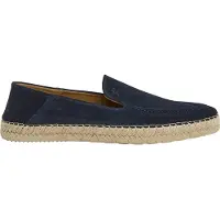 Hackett London Hackett Londontil mænd. HMS21491 Altea Loafer espadriller i læder marineblå (41), Fast, Ruskind, Ingen, Casual