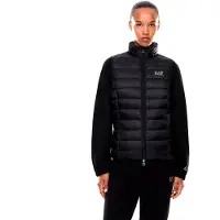 Emporio Armani EA7til kvinder. 7W000472_AF12477 Foldbar vatteret vest Core sort (L), Casual, Polyester