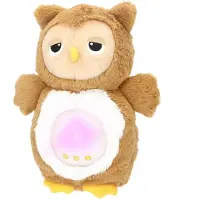 WINFUN 39377 Soothing Sounds Light-up Owl Bamse