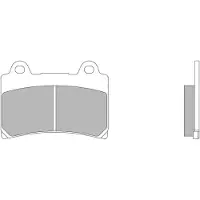 Nissin Premium A0250 2p-228ns Semi-sintrede Bremseklodser