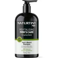 Naturtint Revitalising Men´s Care Energising Hair & Beard 500ml To-i-en-shampoo