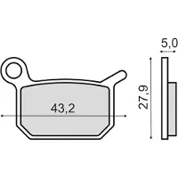 RMS Beauty Ktm Sx 65cc 225103223 Sintrede Bremseklodser