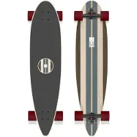 Long Island Stripe 39"X9" Pintail Skateboard mønster