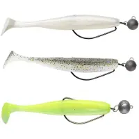 Swimy Pompei Shad+cheburashka Rig Blødt Agn 7g 100 Mm 20 Enheder