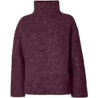 Selected Pullover burgunder