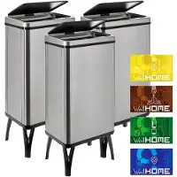 Wellhome Smarte Skraldespande 50l 3 Enheder