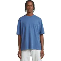 G-Star Overdyed Center Chest Boxy T-Shirt - Medium blue - Men