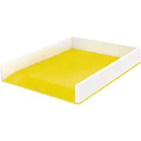Leitz WOW Dual Colour - Brevbakke - for ANSI A (Letter) (216 x 279 mm), A4 (210 x 297 mm), C4 (229 x 324 mm), Folio (216 x 330 mm) - gul