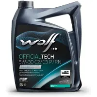 WOLF Officialtech C2/c3 P/rn Motorolie 5l