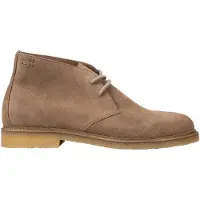 BOSS BOSStil mænd. 50557714 Hybride lærred beige læderstøvletter (39), Fast, Ruskind, Blonder, Casual
