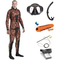 Spetton Pack Fire Red Camo Elite 3 Mm Harpunfiskedragt