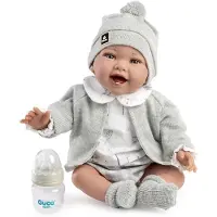 MuÑecas Guca Zuri Vægtet Genfødt Baby 42 Cm