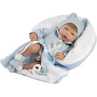 MuÑecas Guca Rober Baby Reborn 46 Cm-med Naturligt Hår 38 Cm