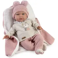 MuÑecas Guca Nerea Vægtet Reborn Baby 42 Cm