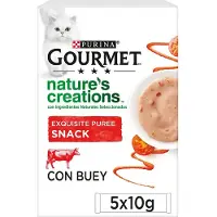 Purina Gourmet Puré Oksekød 55x10g Kattefoder