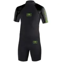 Ocean & Earth Surf School Spring 2 Mm Kortærmet Shorty Med Lynlås I Ryggen