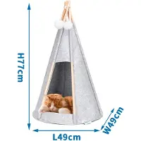 Nobleza Tent Solid Wood Frame Kattehus