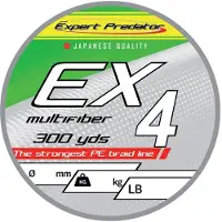 Expert Predator Ex 4 Flettet Fiskesnøre 270 M