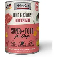 Macs MAC's Hund | Voksen | 400g Dåse - Oksekød og Græskar 400g