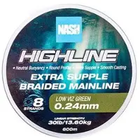 Nash Highline Floating 600 M Flettet Fiskesnøre