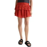 Scotch & Soda Crinkle Gauze Gathered Smocked Kort Nederdel