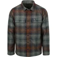 Superdry Superdrytil mænd. M4011050A Miller grøn skjorte (M), Casual, Polyester, Lange ærmer