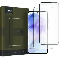 Hofi Samsung Galaxy A35/A55 Premium Pro+ Skærmbeskyttelse Hærdet Glas - 9H - 2 Stk. - Sort Kant