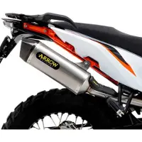 Arrow Race-tech Titanium With Carbon End Cap Ktm 790 Adventure ´19-20 Ikke-godkendt Lyddæmper