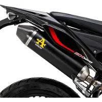 Arrow Thunder Aluminium Dark With Carbon End Cap Aprilia Rx/sx 125 ´21-22 Homologeret Lyddæmper