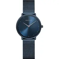 Bering Dameur 15729-397 Ultra Slim Blå/Stål Ø29 mm