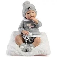 MuÑecas Guca Alex Baby Reborn Hårløs 42-46 Cm