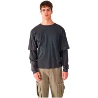 Balmohk Double Washed T-shirt Med Lange ærmer