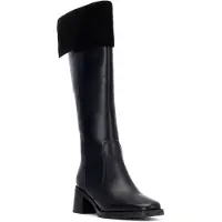 Carmela Carmelatil kvinder. 16269102-NEGRO Læderstøvler 162691 sort (36), 3-5 cm, Lynlås, Casual, Klassisk