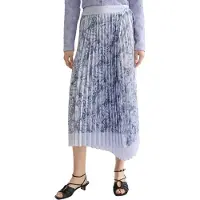 Scotch & Soda Asymmetrical Pleated Wrap Midinederdel