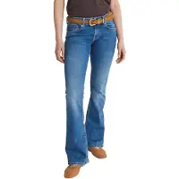 Pepe Jeans Pepe Jeanstil kvinder. PL20473664FE Jeans Flare Pimlico blå (28/30), Casual, Bomuld, Denim