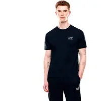 Emporio Armani EA7til mænd. 8NPT25_PJVPZ T-shirt 8NPT25 marineblå (XXS), Casual, Sport, Bomuld, Sportstøj, Korte ærmer