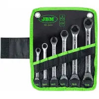 JBM 8-19 Mm Skraldenøglesæt 6 Stykker