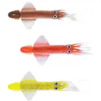 Jatsui Crazy Squid Split Color Blødt Agn 200g 230 Mm
