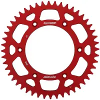 Supersprox Aluminium 48d Ral8000x48red Bagtandhjul
