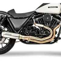 Bassani Xhaust 2in1 Super Bike Harley Davidson Super Glide Ikke-godkendt Lyddæmper