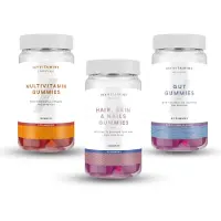 Myvitamins Hair, Skin og Nails Vingummi - 60 Gummies - 30servings - Blåbær