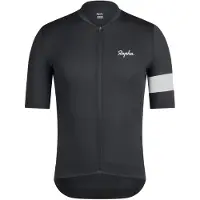 Rapha Core Lightweight Cycling Jersey - Black White - S - Cykeltilbehør