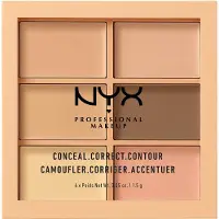 Nyx 3C Conceal, Correct, Contour Concealer-palette 9 g Nr. 01 - Light