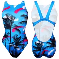 Turbo Blue Palm Badetøj