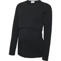 Mamalicious Kerrie June Maternity T-shirt Med Lange ærmer