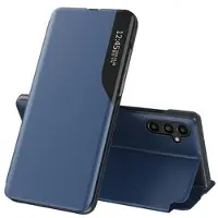 Mtp Products Samsung Galaxy A14/A14 5G Smart Clear View Flip Cover - Blå