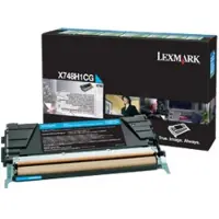 Lexmark Tonerkassette cyan 10.000 sider X748H1CG Modsvarer: N/A