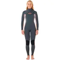 Rip Curl Dawn Patrol Pro 3/2 Mm Dame Våddragt I Neopren Med Lynlås I Brystet Og Lange ærmer