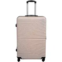Borg Living Stor kuffert - Nordic nude - Hardcase kuffert - Smart rejsekuffert