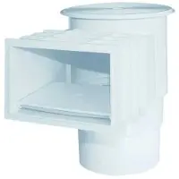 Productos Qp Skimmer Ø 5m3/t Standard Mundstykke Med Firkantet Låg 200mm